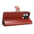 Θήκη με πτερύγιο για Xiaomi Redmi 12C, Crazy Horse Wallet, καφέ