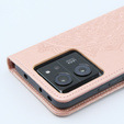 Θήκη με πτερύγιο για Xiaomi 13T / 13T Pro, Mandala, ροζ rose gold