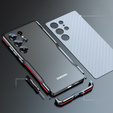 Θήκη LUPHIE για Samsung Galaxy S25 Ultra, Armor Bumper, μαύρη