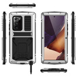 Θήκη για Samsung Galaxy Note 20 Ultra, R-JUST, θωρακισμένη, ασημί