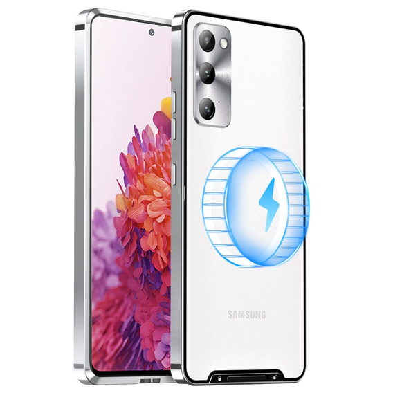 θήκη προστασίας κάμερας για το Samsung Galaxy S20 FE, CamShield MagSafe, διαφανές / ασημί