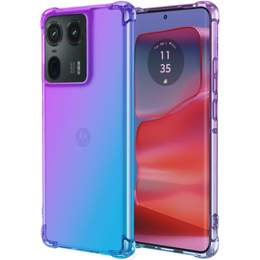 θήκη για το Motorola Edge 50 Ultra, Gradient Dropproof, Μωβ / μπλε