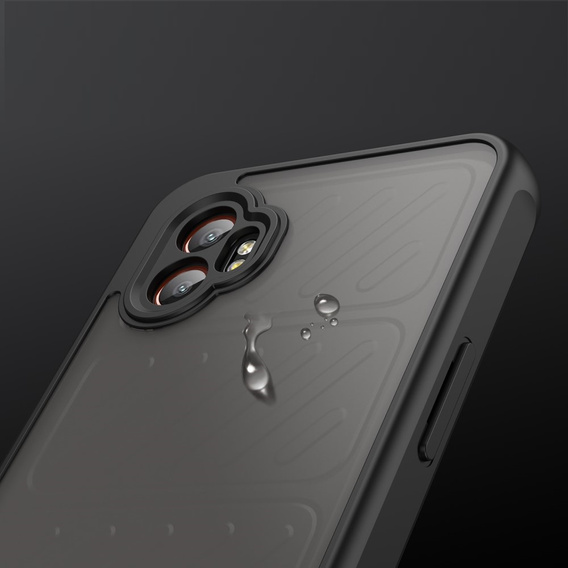 Θήκη για Samsung Galaxy Xcover 7 Pro, Fusion Hybrid, διαφανής / μαύρη