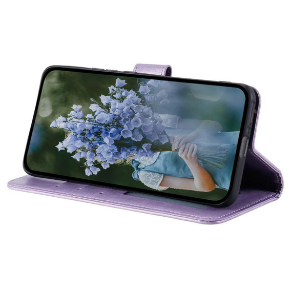 Θήκη με πτερύγιο για Realme 12 Pro 5G / 12 Pro+ 5G, Mandala, μωβ