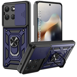 Θωρακισμένη θήκη για Motorola Moto G56 5G, CamShield Slide, μπλε
