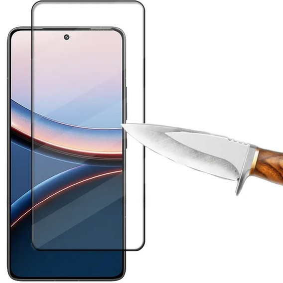 Μετριασμένο γυαλί 3D για Xiaomi Poco F7 Ultra, μαύρο πλαίσιο