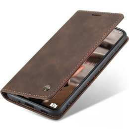 θήκη CASEME για Samsung Galaxy S20 FE, Leather Wallet Case, καφέ