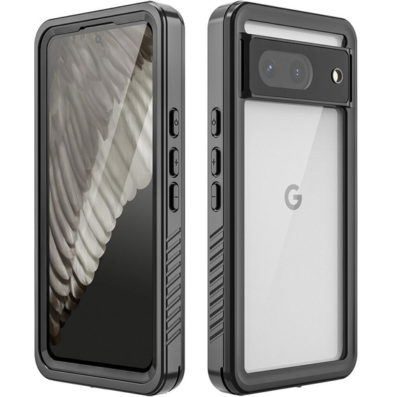 Αδιάβροχη θήκη IP68 για το Google Pixel 8, μαύρη