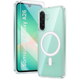 θήκη για το Samsung Galaxy A26, Dropproof MagSafe, διαφανής + γυαλί 9H