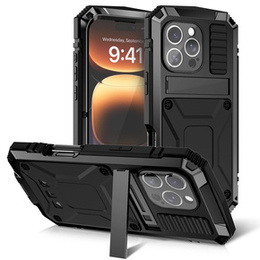 Θωρακισμένη θήκη για iPhone 16 Pro, R-JUST, μαύρη