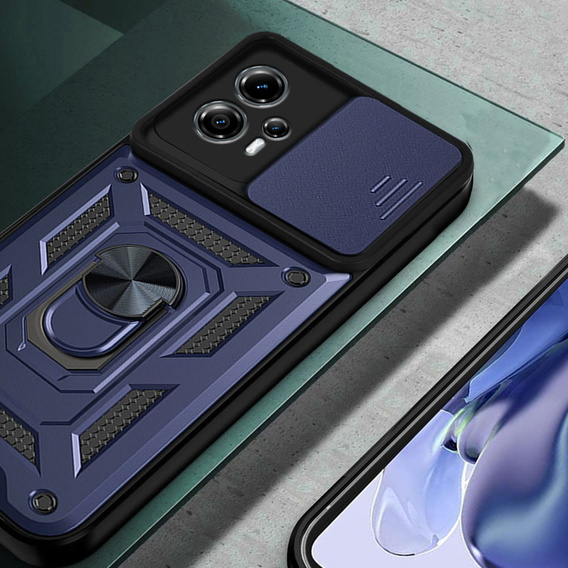 Θήκη για Motorola Moto G13 / G23, CamShield Slide, μπλε