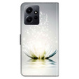 Θήκη με πτερύγιο για Xiaomi Redmi Note 12 4G, Wallet, Lotos Flower, γκρι
