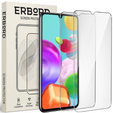 2x Μετριασμένο γυαλί για Samsung Galaxy A41, ERBORD 9H Hard Glass στην οθόνη