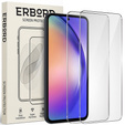 2x Μετριασμένο γυαλί για Samsung Galaxy A54 5G, ERBORD 9H Hard Glass στην οθόνη