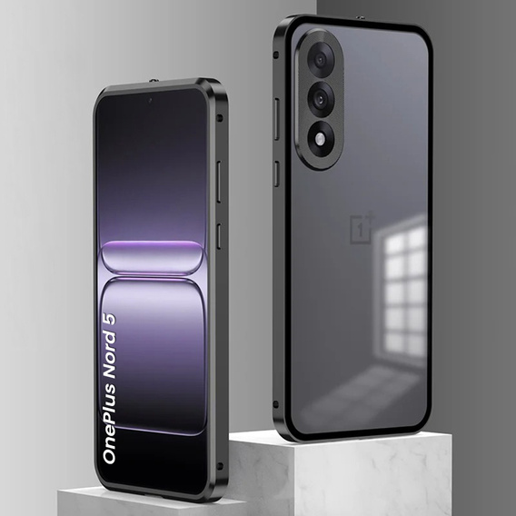 Θήκη για OnePlus Nord 5, Frame Case, μαύρη