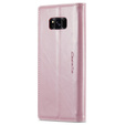 θήκη CASEME για Samsung Galaxy S8, Waxy Textured, ροζ