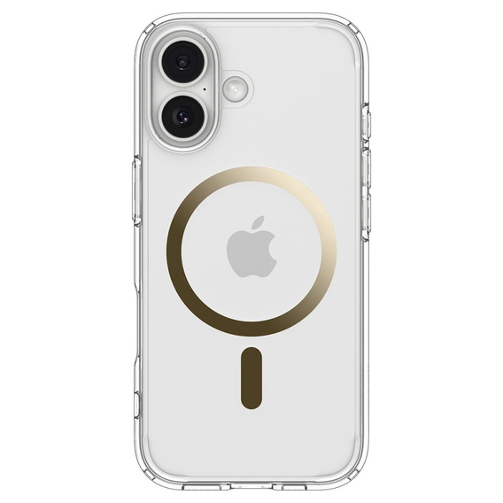 Θήκη Spigen για iPhone 17, Ultra Hybrid MagSafe, Clear/Gold