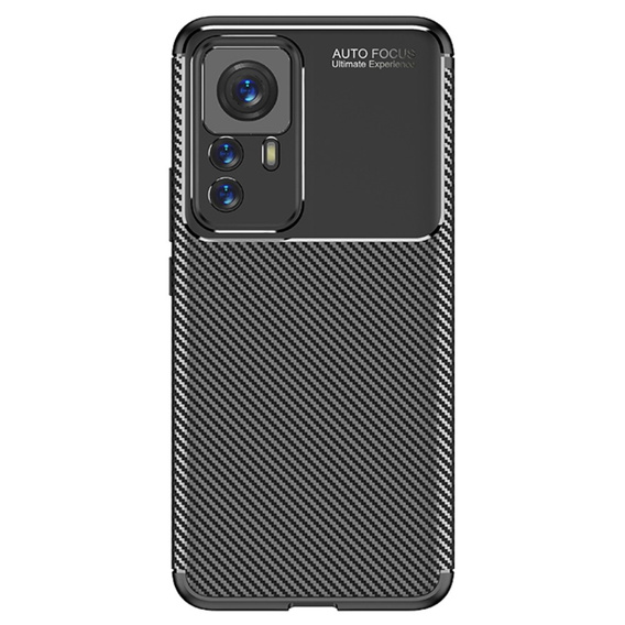 Θήκη για Xiaomi 12T, Carbon Gel, μαύρη