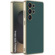 Θήκη για Samsung Galaxy S25 Ultra, GKK Leather, πράσινη