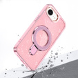Η θήκη iPhone 16e, Glittery Magnetic Kickstand, ροζ