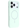 Θήκη σιλικόνης για iPhone 17 Pro, για MagSafe, αντικραδασμική, πράσινη