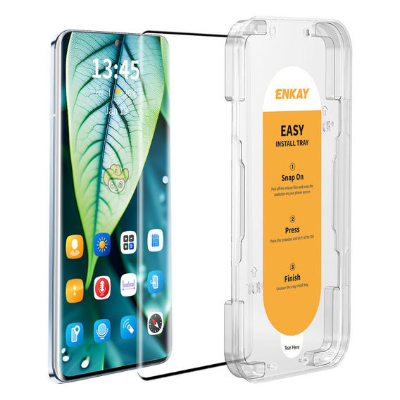 ENKAY Tempered Glass για Oppo A18 4G, μαύρη