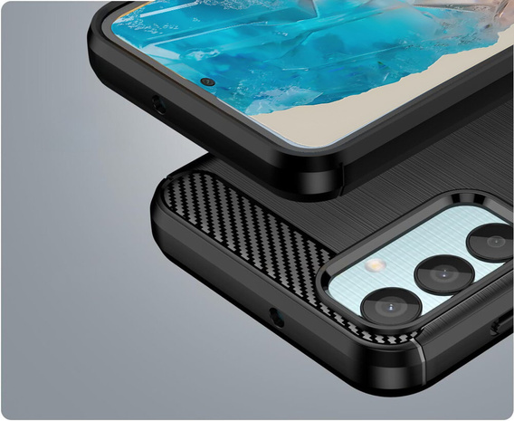 Θήκη για Samsung Galaxy M35, Carbon, μαύρη