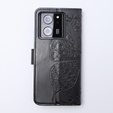 Θήκη με πτερύγιο για Xiaomi 13T / 13T Pro, Butterfly, μαύρη