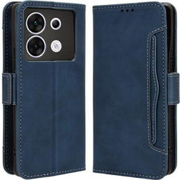 Θήκη με πτερύγιο για Infinix Zero 30 5G, Card Slot, σκούρο μπλε