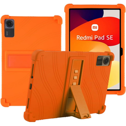 Θήκη σιλικόνης για Xiaomi Redmi Pad SE 11", Impact, θωρακισμένη, πορτοκαλί