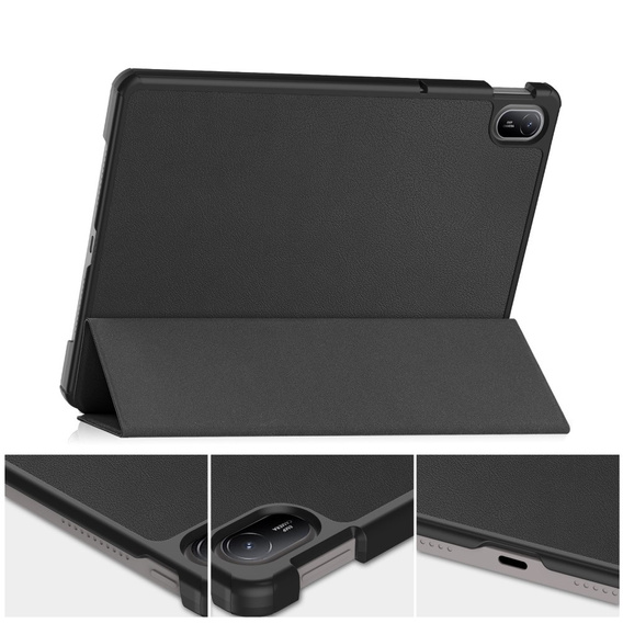 Θήκη για Huawei MatePad SE 11 2024, Smartcase, μαύρη