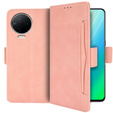 Θήκη με πτερύγιο για Infinix Note 12 2023, Card Slot, ροζ