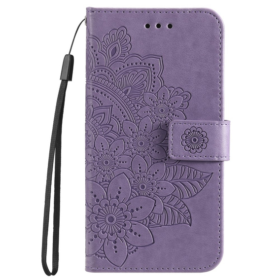 Θήκη με πτερύγιο για Xiaomi Redmi 13C / Poco C65, Mandala Flower, μωβ