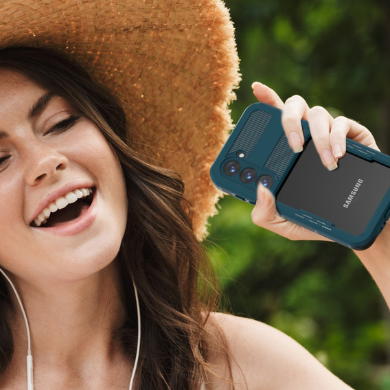 Αδιάβροχη θήκη IP68 για το Samsung Galaxy S23 Plus, πράσινη