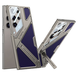 Θήκη για Samsung Galaxy S25 Ultra, GKK Leather, μαύρη