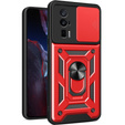 Θήκη για Xiaomi Poco F5 Pro, CamShield Slide, κόκκινο