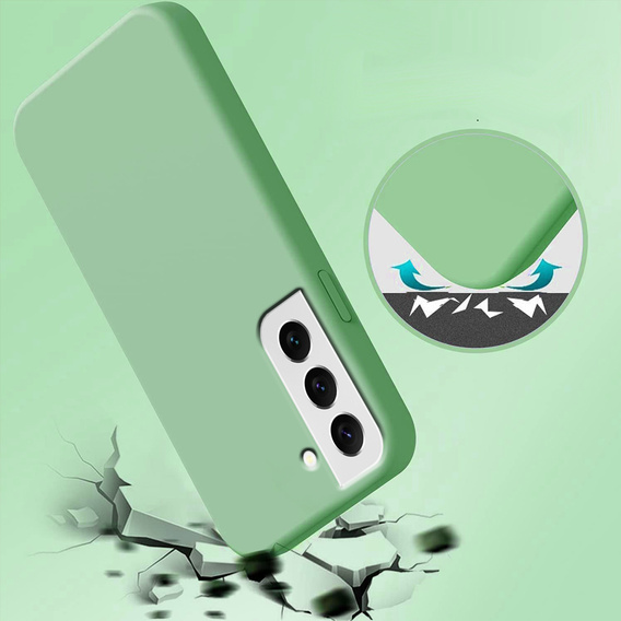 Θήκη για Samsung Galaxy S22+ Plus 5G, Silicone Lite, μέντας