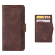 Θήκη με πτερύγιο για Samsung Galaxy A25 5G, Card Slot, καφέ