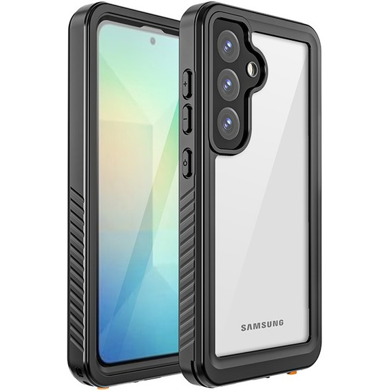 Αδιάβροχη θήκη IP68 για το Samsung Galaxy S25+ Plus, μαύρη