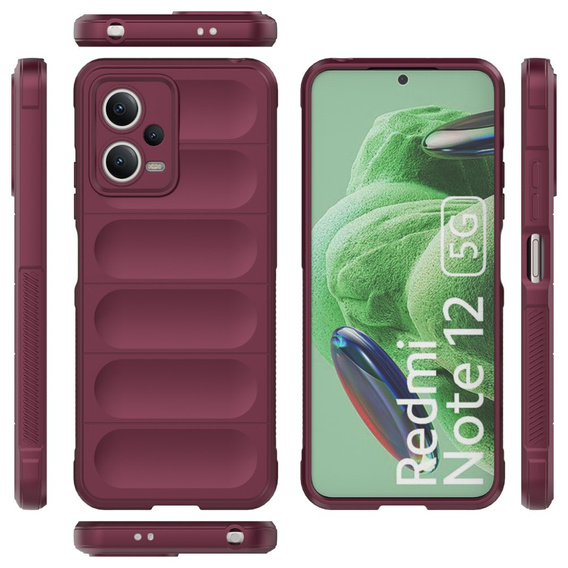 Θήκη για Xiaomi Redmi Note 12 5G / POCO X5 5G, Gaming Shockproof, μπορντό