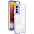 Θήκη για Samsung Galaxy A14 5G, Fusion Hybrid, διαφανής / βιολετί