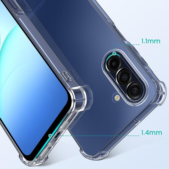 Θήκη για Samsung Galaxy A17 5G, ενισχυμένη, με προστασία κάμερας, διάφανη