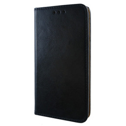 Θήκη με πτερύγιο για LG K10 2017, Leather Flexi Book, μαύρη