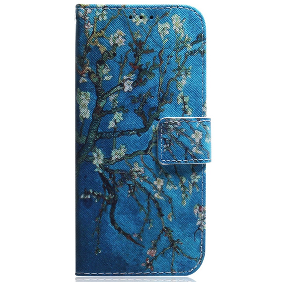 Θήκη με πτερύγιο για Infinix Hot 40i, Wallet, Sakura μπλε