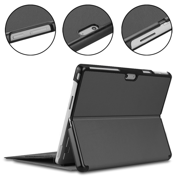 Θήκη για Microsoft Surface Pro 9, Stand Case With stand, γκρι