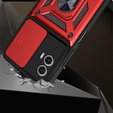 Θήκη για Motorola Moto E14, CamShield Slide, κόκκινη