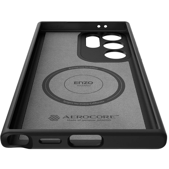 Θήκη Spigen Enzo Aramid μαύρη για Samsung Galaxy S24 Ultra