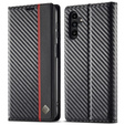 Θήκη με πτερύγιο για Samsung Galaxy A26, Carbon LC.IMEEKE, μαύρη