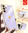 Θήκη για Samsung Galaxy A54 5G, Electro heart, μωβ + 2x γυαλί 9H