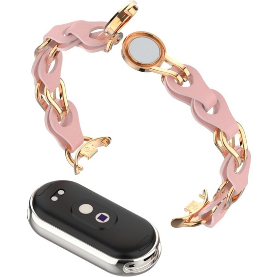 Γυναικείο βραχιόλι για Xiaomi Smart Band 10 / 9 / 8, μαύρη